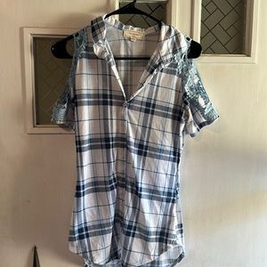 Flannel t shirt